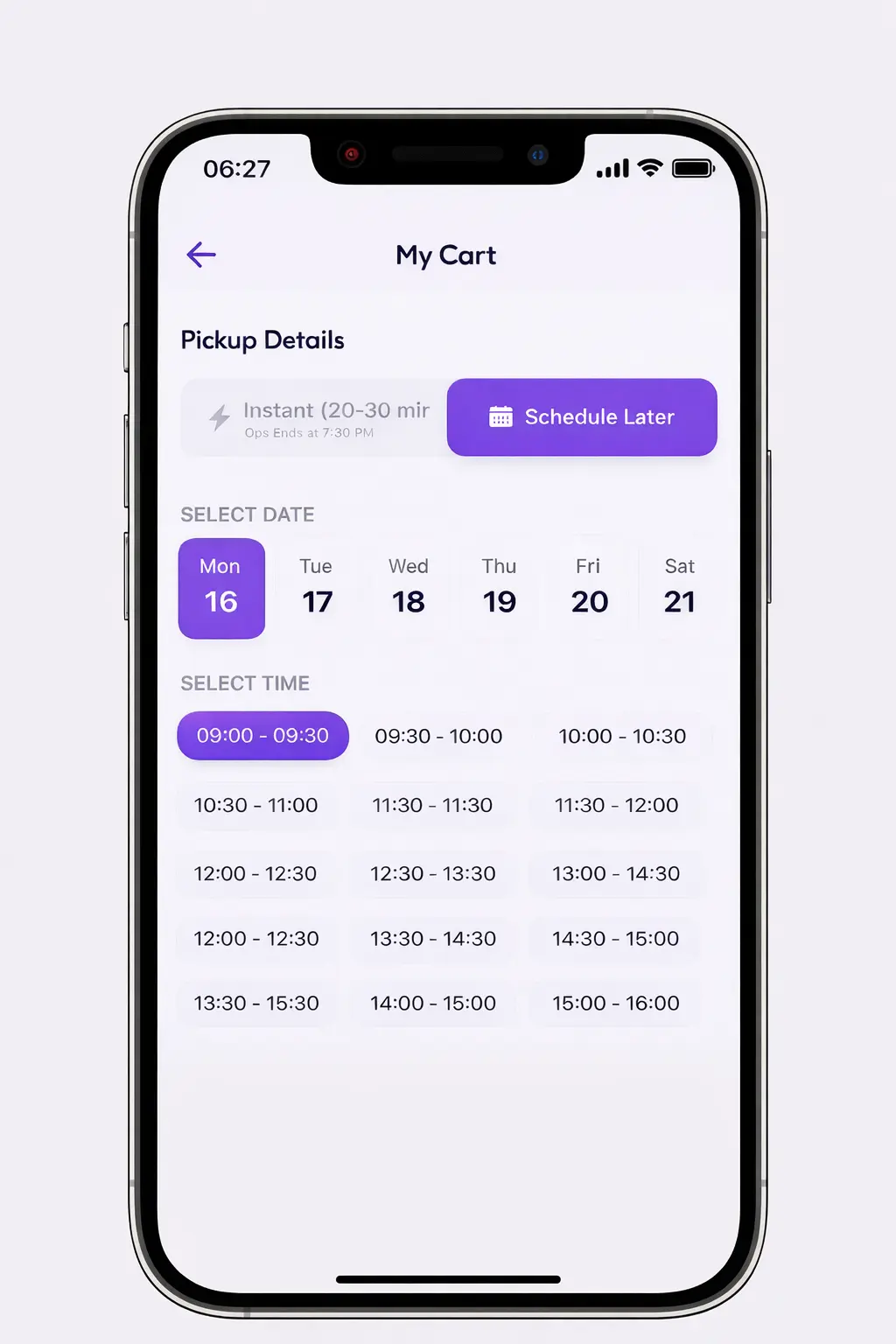 Schedule Pickup